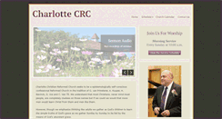 Desktop Screenshot of charlottereformed.org