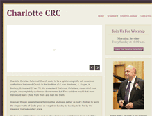 Tablet Screenshot of charlottereformed.org